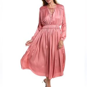 Elie Tahari Shirred Waist Maxi Dress NWT